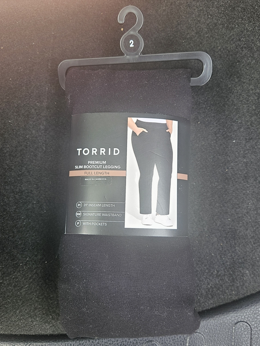2 Torrid Black Premium Legging